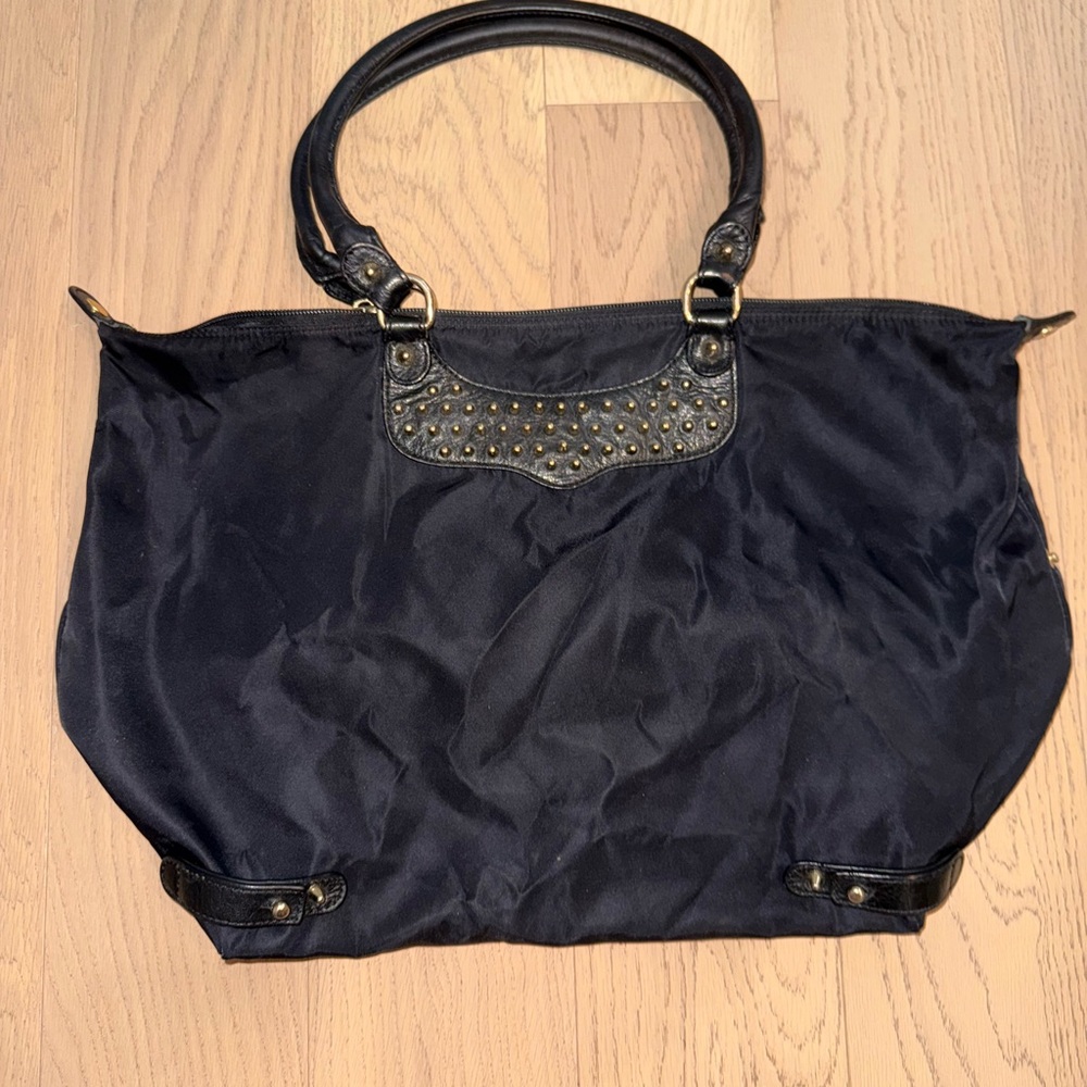 Rebecca Minkoff Black Studded Tote Bag - Picture 2 of 4